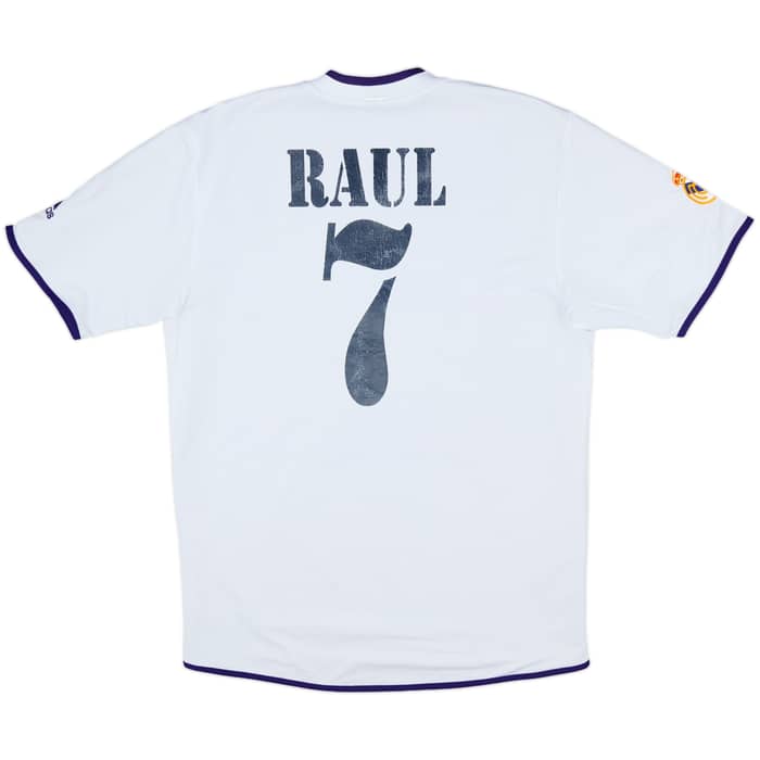 2002-03 Real Madrid Centenary Third Shirt Raul #7 - 6/10 - (L)