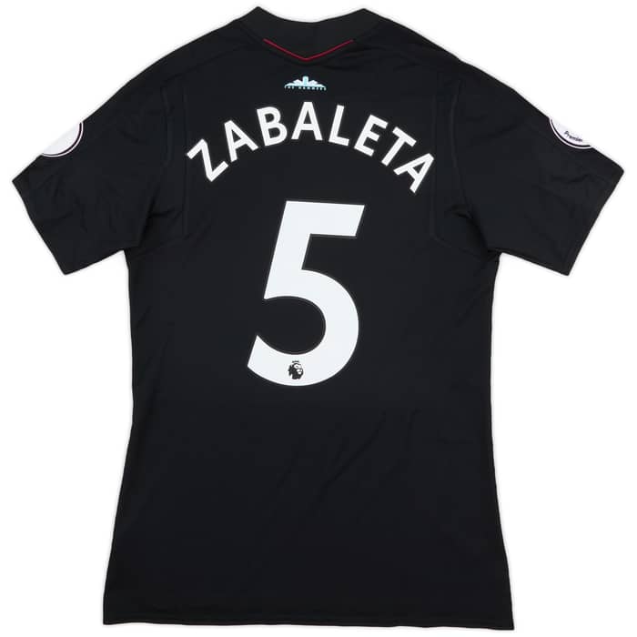 2017-18 West Ham Match Issue Away Shirt Zabaleta #5