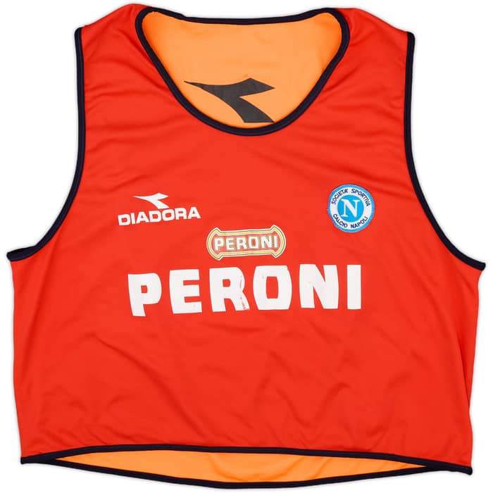 2001-02 Napoli Diadora Training Bib - 6/10 - (L)