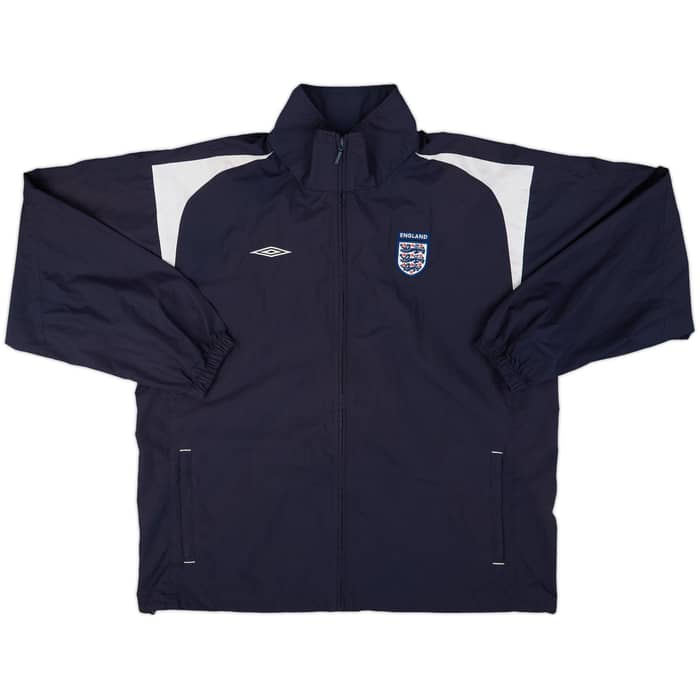2004-05 England Umbro Hooded Rain Jacket - 9/10 - (L)