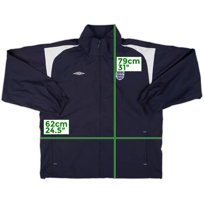 2004-05 England Umbro Hooded Rain Jacket - 9/10 - (L)