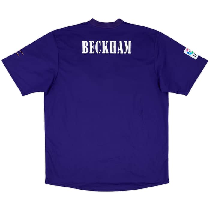 2002-03 Real Madrid Centenary Third Shirt Beckham - 4/10 - (XL)