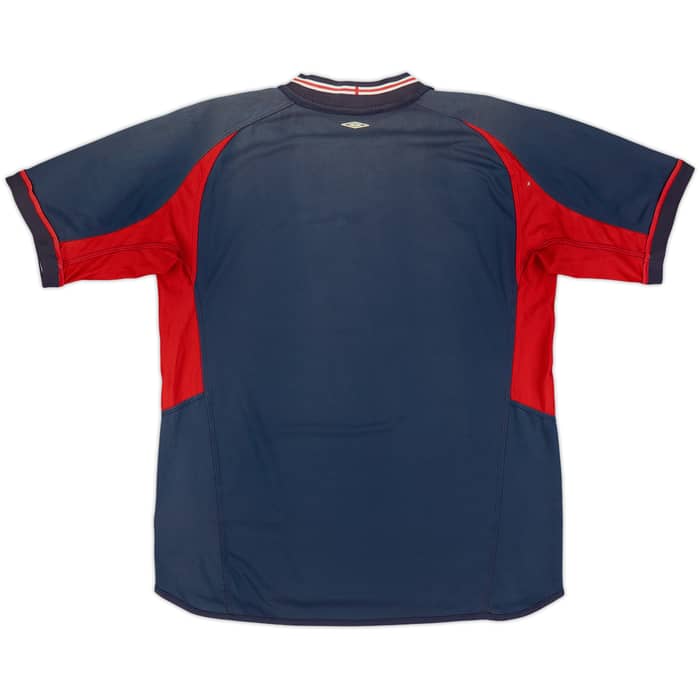 2002-04 England Away Shirt Beckham #7 - 6/10 - (M)