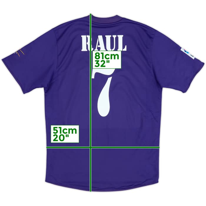 2001 Real Madrid Third Shirt Raul #7 - 8/10 - (M)