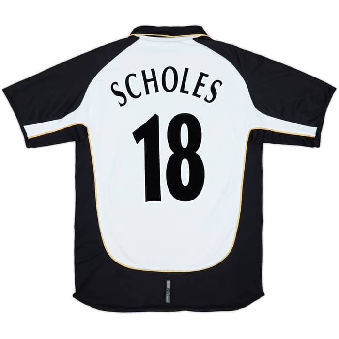 2001-02 Manchester United Centenary Away/Third Shirt Scholes #18 - 7/10 - (M)