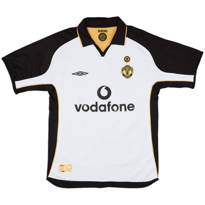 2001-02 Manchester United Centenary Away/Third Shirt Beckham #7 - 5/10 - (M)