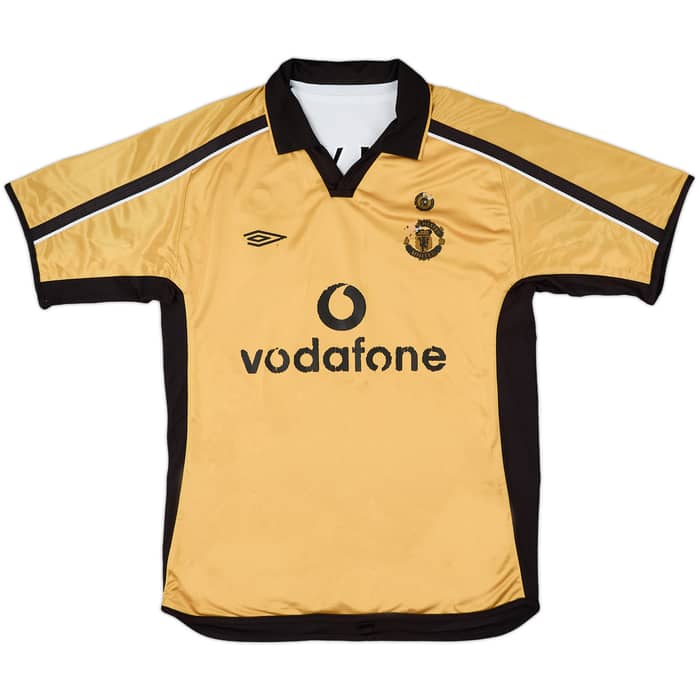 2001-02 Manchester United Centenary Away/Third Shirt Beckham #7 - 5/10 - (M)