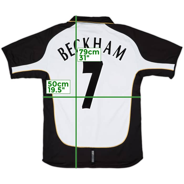 2001-02 Manchester United Centenary Away/Third Shirt Beckham #7 - 5/10 - (M)