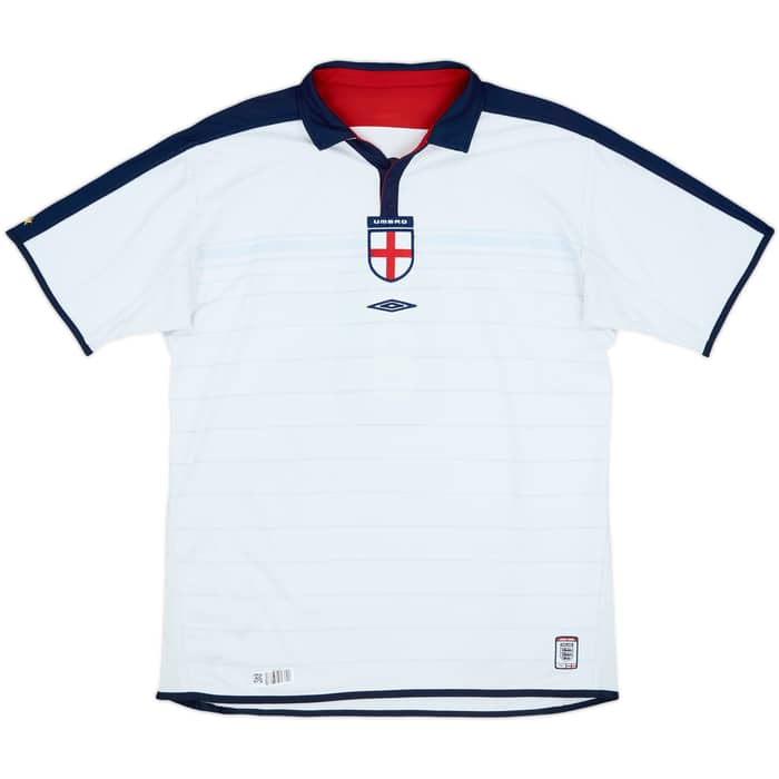 2003-05 England Home Shirt Scholes #8 - 6/10 - (XL)