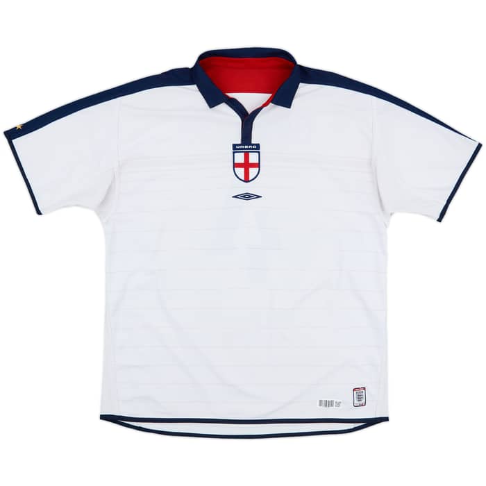 2003-05 England Home Shirt Gerrard #4 - 6/10 - (XXL)