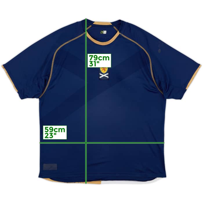 2007-08 Scotland Home Shirt - 4/10 - (XL)