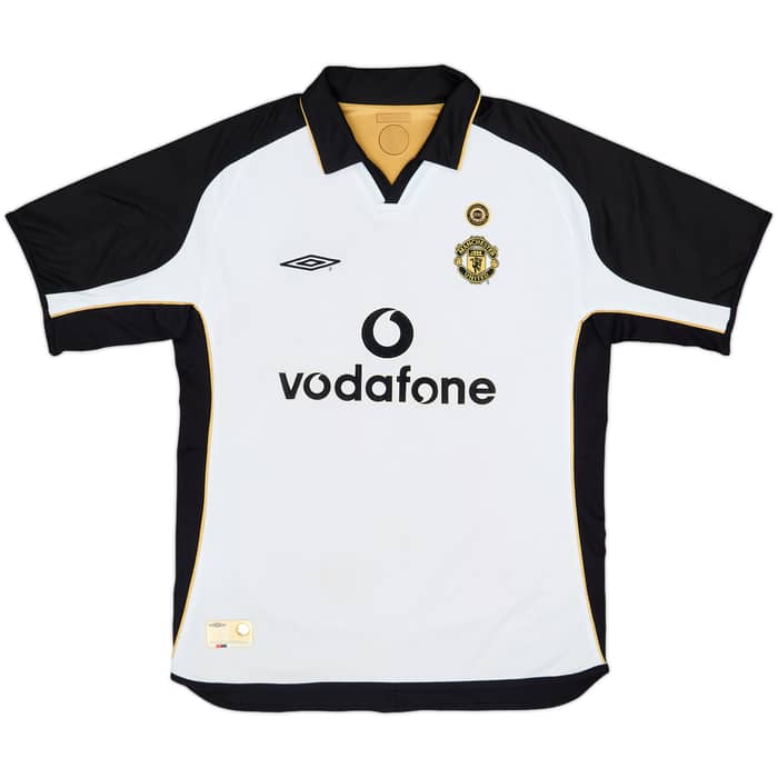 2001-02 Manchester United Centenary Away/Third Shirt Beckham #7 - 7/10 - (L)