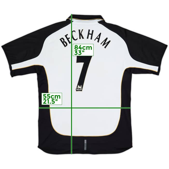 2001-02 Manchester United Centenary Away/Third Shirt Beckham #7 - 7/10 - (L)