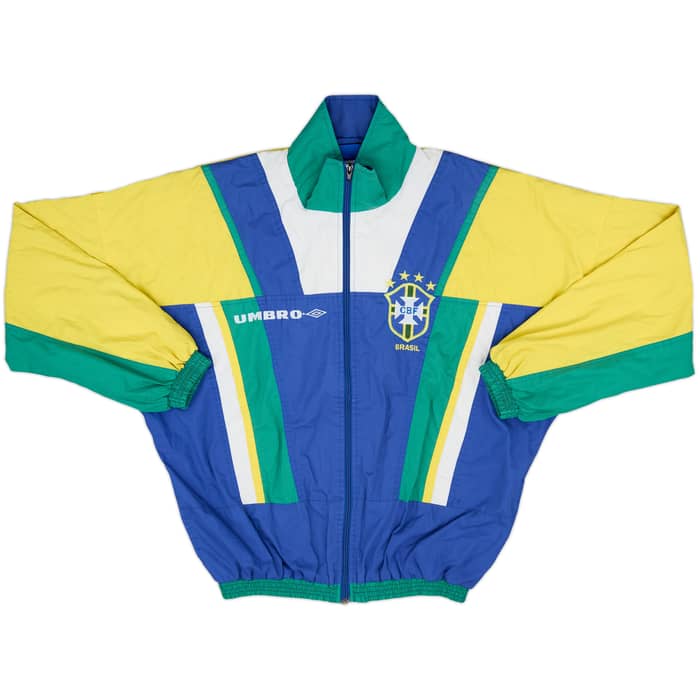 1994-96 Brazil Umbro Tracksuit - 8/10 - (M)