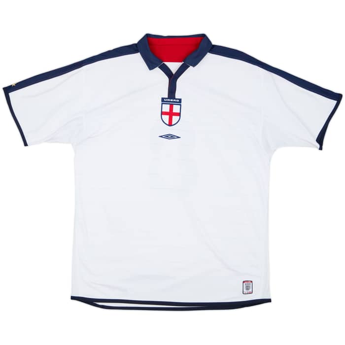 2003-05 England Home Shirt Scholes #8 - 7/10 - (XL)