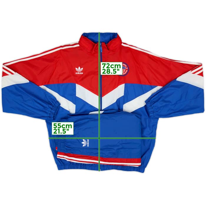 1990 USA adidas Hooded Tracksuit - 9/10 - (L)