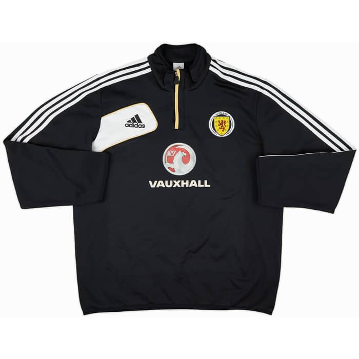 2011-12 Scotland adidas 1/4 Zip Drill Top - 8/10 - (XL)