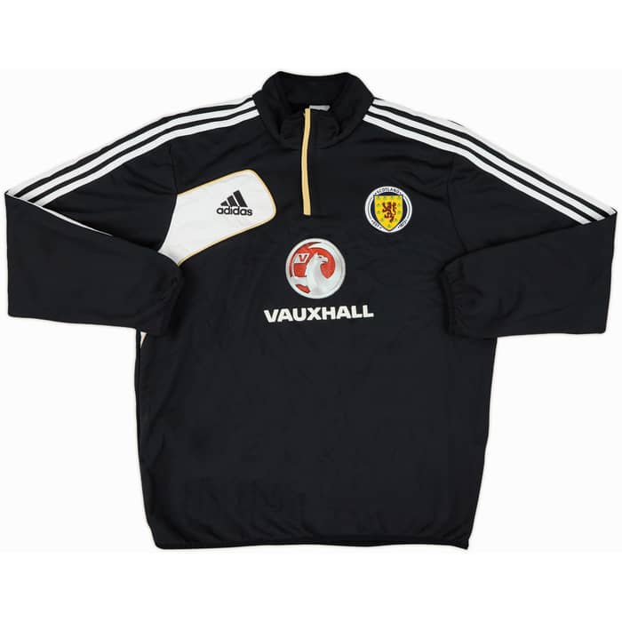 2011-12 Scotland adidas 1/4 Zip Drill Top - 7/10 - (L/XL)