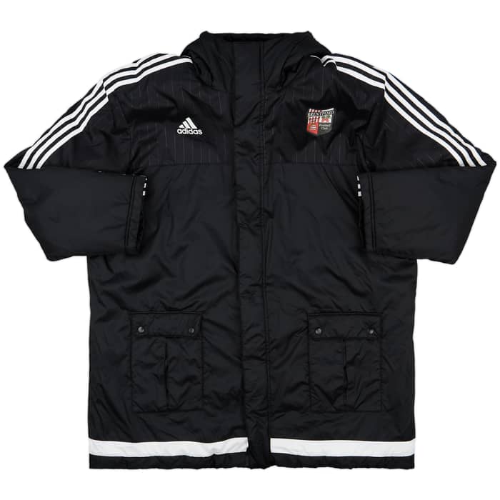 2015-16 Brentford adidas Padded Bench Coat - 9/10 - (XXL)