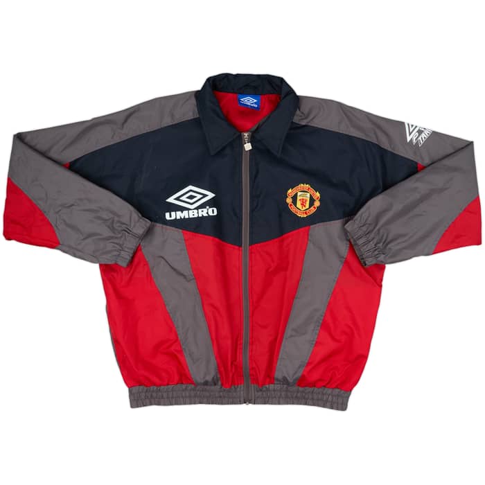 1994-95 Manchester United Umbro Track Jacket - 8/10 - (XL)