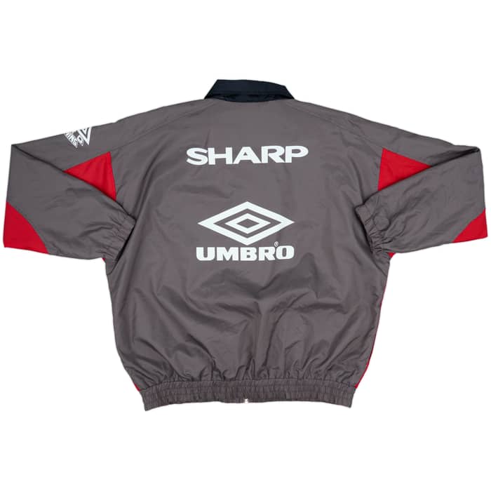 1994-95 Manchester United Umbro Track Jacket - 8/10 - (XL)