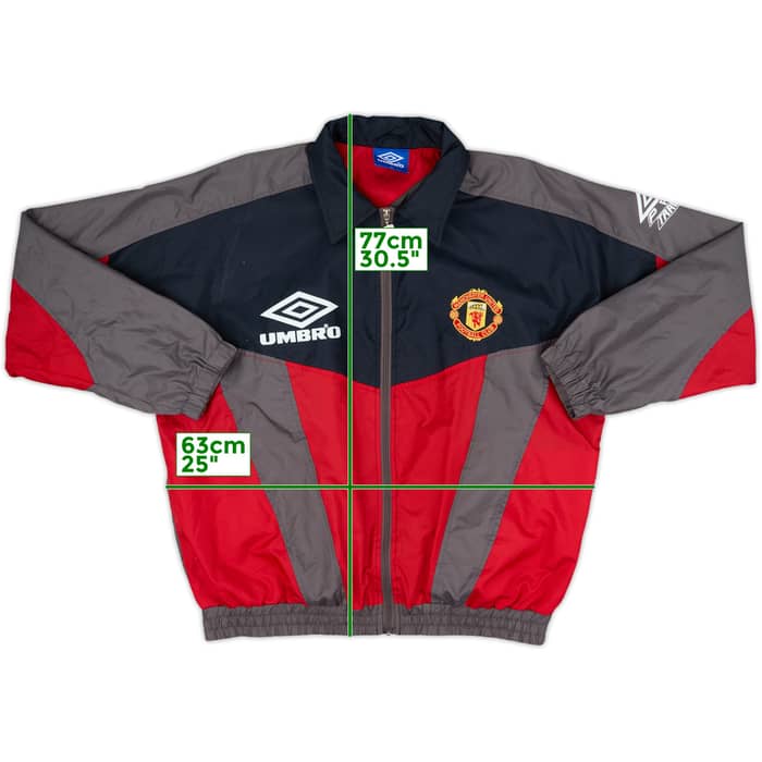 1994-95 Manchester United Umbro Track Jacket - 8/10 - (XL)