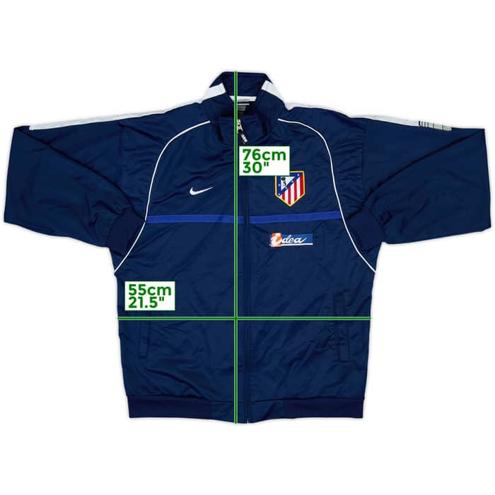 2002-03 Atletico Madrid Nike Track Jacket - 8/10 - (XL)