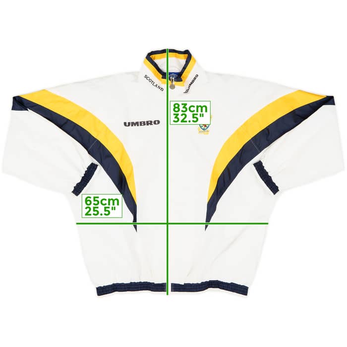 1994-96 Scotland Umbro Track Jacket - 10/10 - (XL)