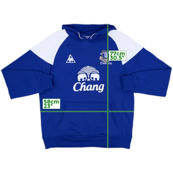 2009-10 Everton Le Coq Sportif Hooded Top - 8/10 - (L)