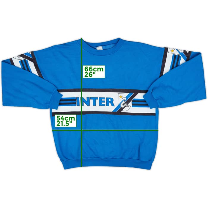 1988-90 Inter Milan Sweat Top - 8/10 - (XL)