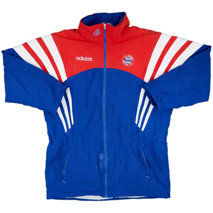 1995-96 Bayern Munich adidas Padded Bench Coat - 6/10 - (L)