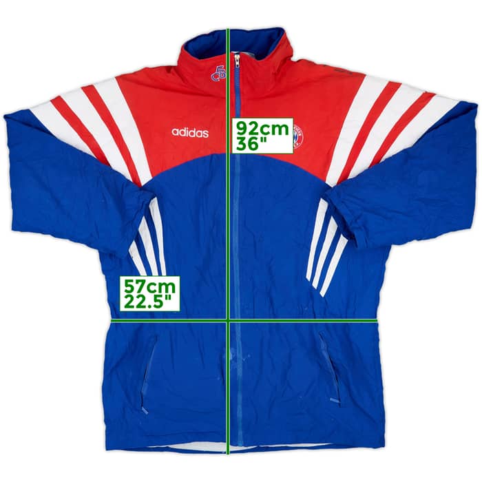 1995-96 Bayern Munich adidas Padded Bench Coat - 6/10 - (L)