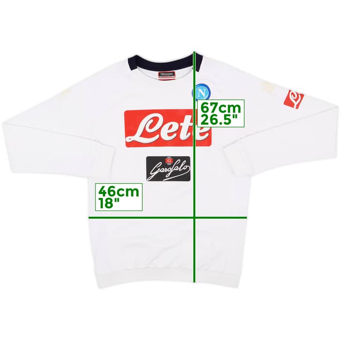 2016-17 Napoli Kappa 1/4 Zip Drill Top - 5/10 - (S)