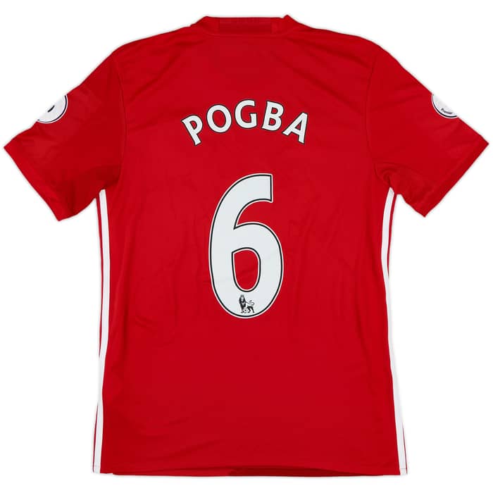2016-17 Manchester United Home Shirt Pogba #6 (S)