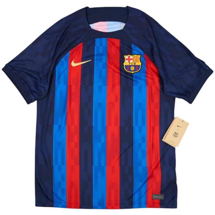 2022-23 Barcelona Home Shirt Lewandowski #9 (M)