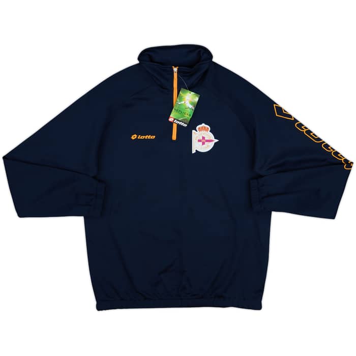 2013-14 Deportivo Lotto 1/4 Zip Training Top (M)