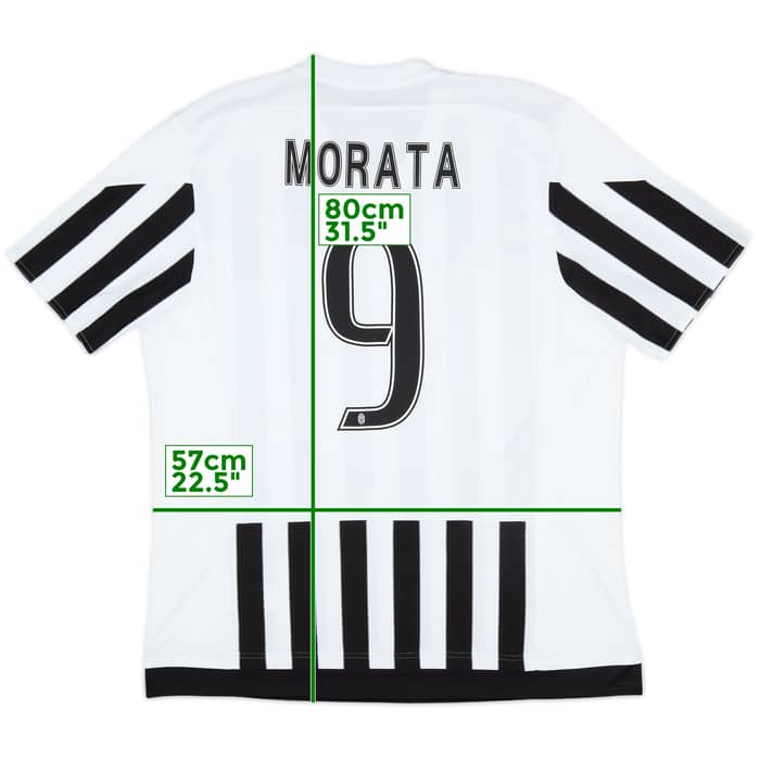 2015-16 Juventus Home Shirt Morata #9 (XL)