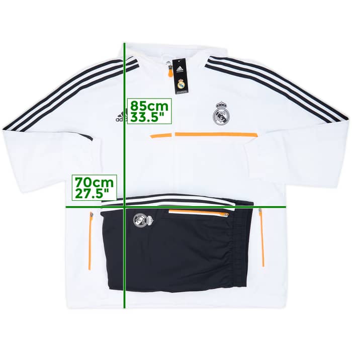 2013-14 Real Madrid adidas Hooded Full Tracksuit (3XL)