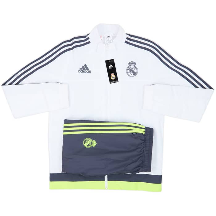 2015-16 Real Madrid adidas Full Tracksuit (XL.Boys)