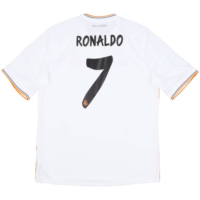 2013-14 Real Madrid Home Shirt Ronaldo #7 (XL)