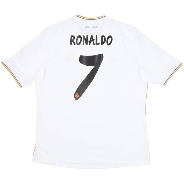2013-14 Real Madrid Home Shirt Ronaldo #7 (XL)