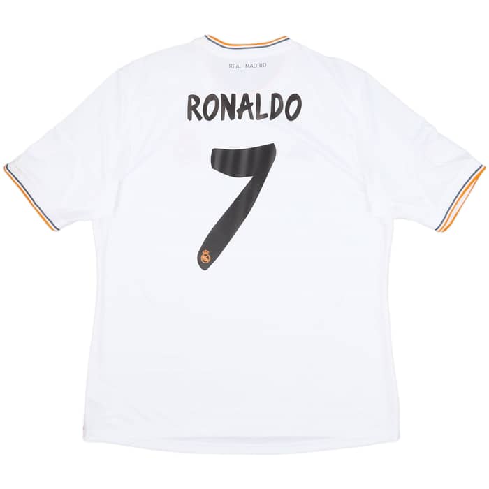 2013-14 Real Madrid Home Shirt Ronaldo #7 (XL)