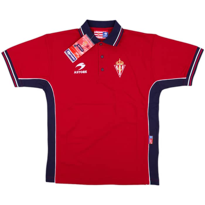 2008-09 Sporting Gijon Astore Polo Shirt (S)