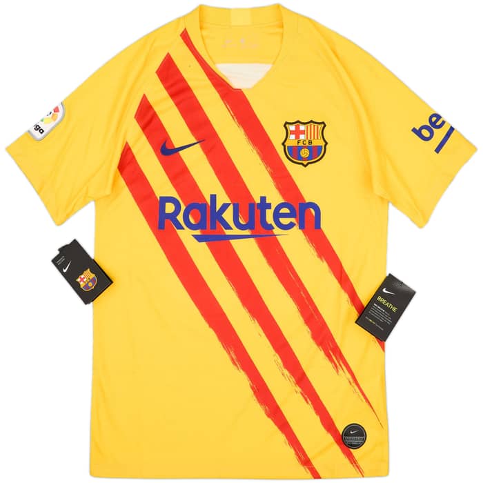 2019-20 Barcelona 'Senyera' Fourth Shirt Messi #10 (S)