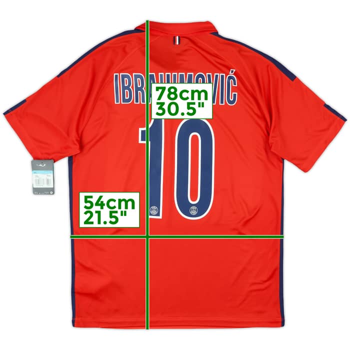 2014-15 Paris Saint-Germain Third Shirt Ibrahimovic #10 (L)