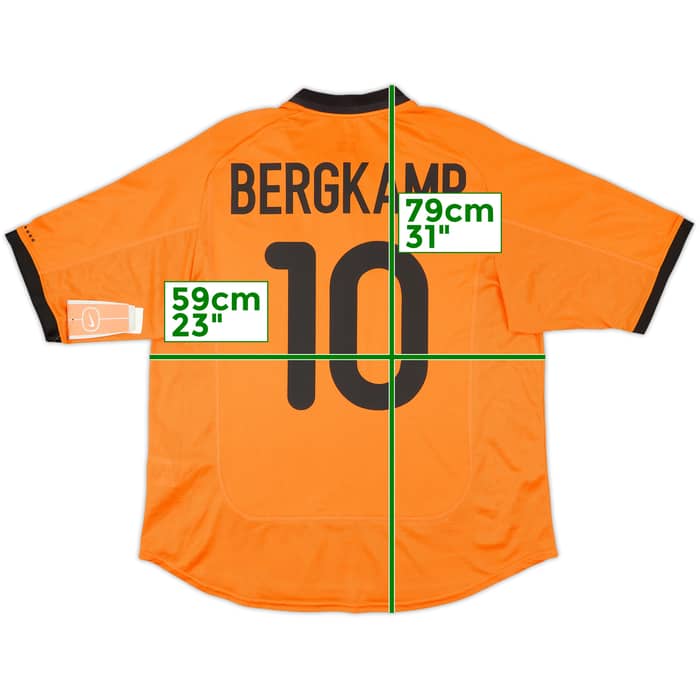 2000-02 Netherlands Home Shirt Bergkamp #10 (L)