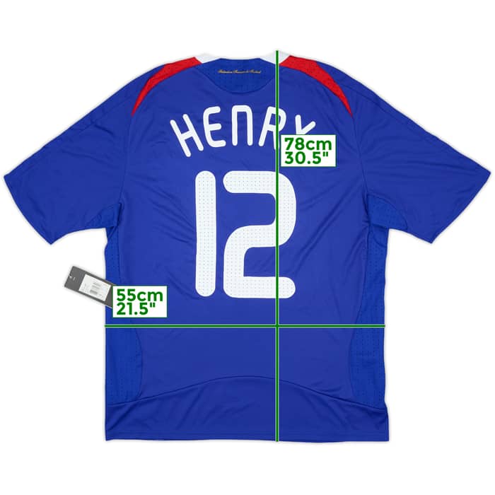 2007-08 France Home Shirt Henry #12 (L)