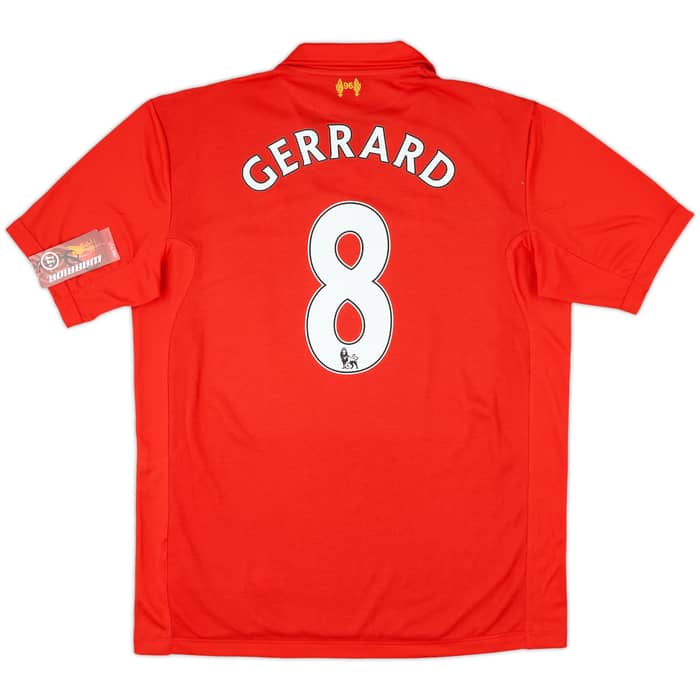 2012-13 Liverpool Home Shirt Gerrard #8 (XL)