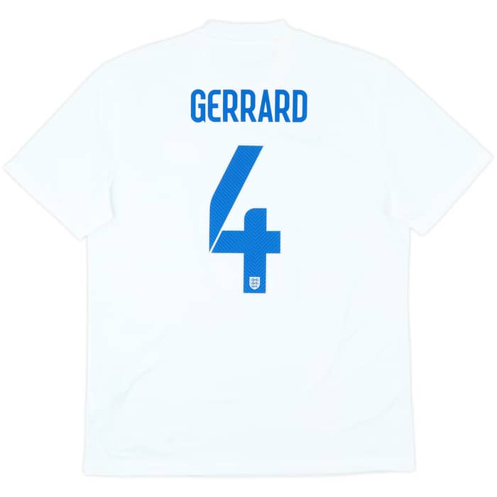 2014-15 England Home Shirt Gerrard #4 (L)