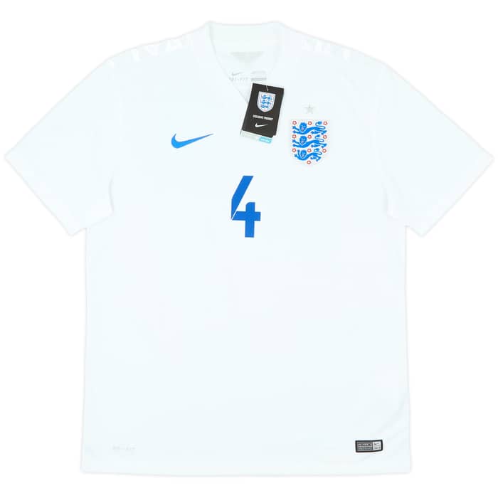 2014-15 England Home Shirt Gerrard #4 (L)